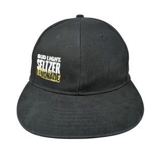 Bud Light Seltzer Lemonade Snapback Hat Black OS Adjustable Quake City Caps
